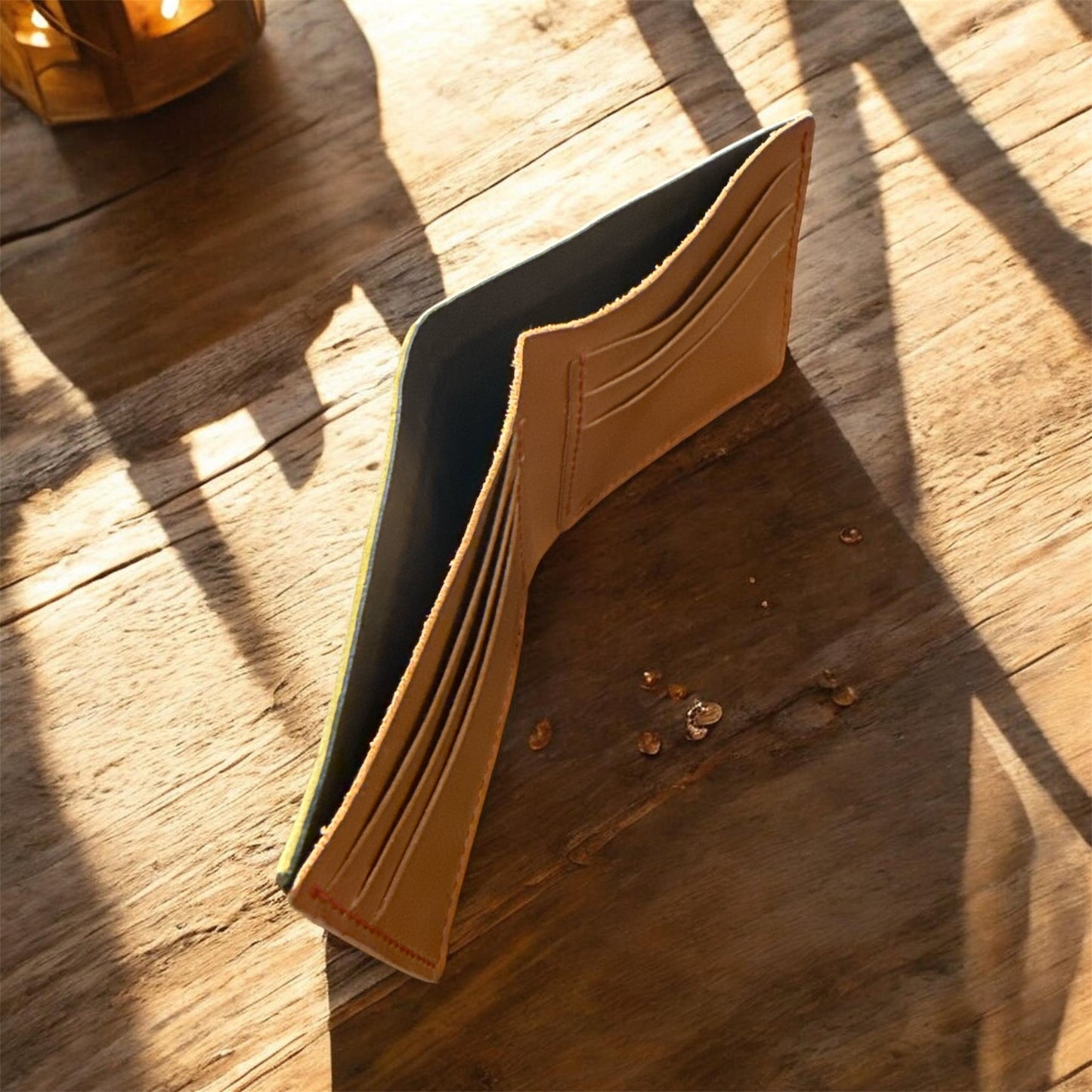 Handcrafted Ostrich Leg Patchwork Billfold