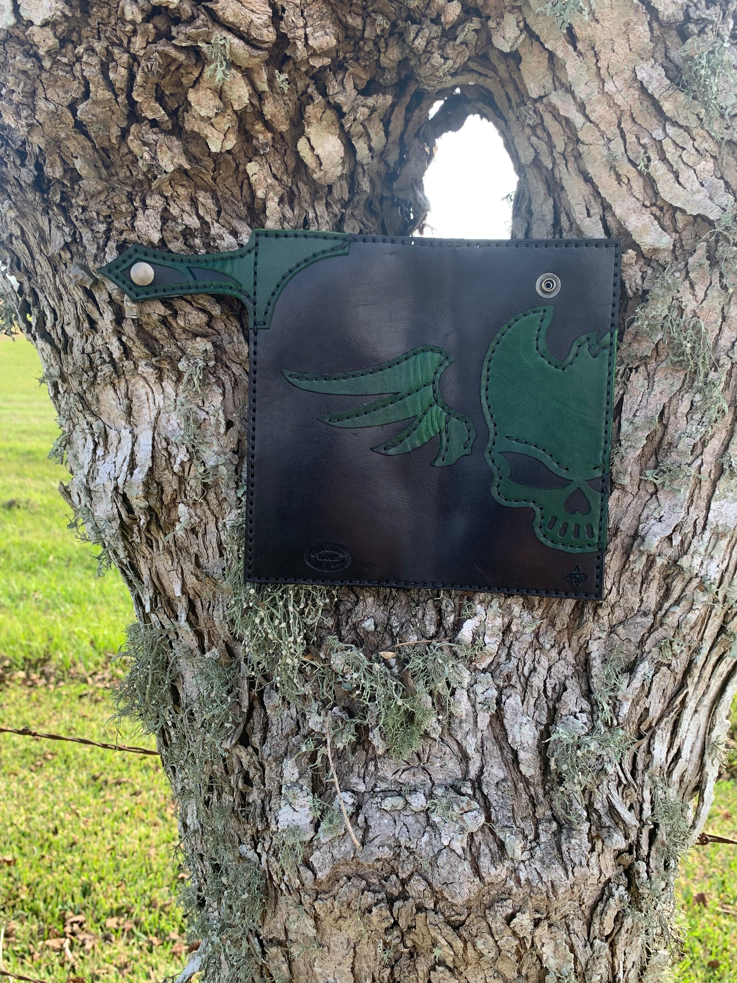 Biker Skull Long Wallet